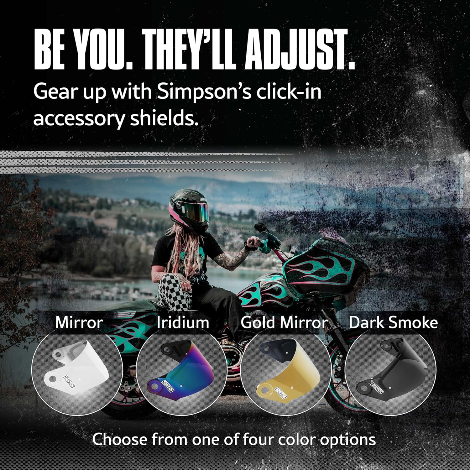 Simpson MBSSE Mod Bandit Dark Smoke Ext