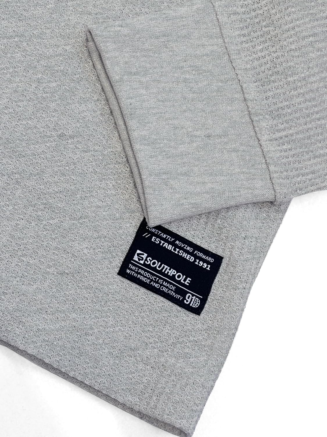 Southpole Mens Thermal Henley Shirt Long Sleeve Soft Waffle Knit 3-Button Top for Men, Sizes S–2XL - Image 4