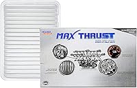 Vista 50 de Spearhead MPG Defense Filtro de Aire del Motor Max Thrust para Vehículos de Cualquier Kilometraje, Se Ajusta Como OEM, Restaura MPG y Aceleración