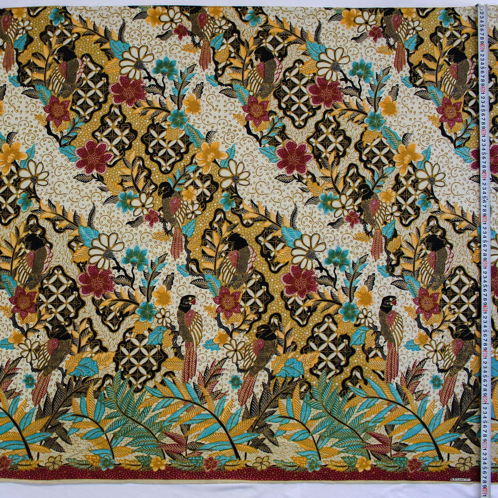 Amazon | バティック 生地 布 インドネシア ジャワ更紗 絵画の