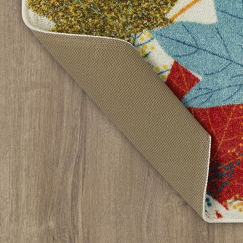 Miniatura 4 de Mohawk Home Alfombra de cocina de cosecha, hojas multicolor (2' 6" x 4' 2")
