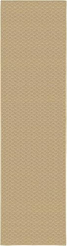 Garland Rug Alfombra de medallón, 2 pies por 8 pies, color marrón