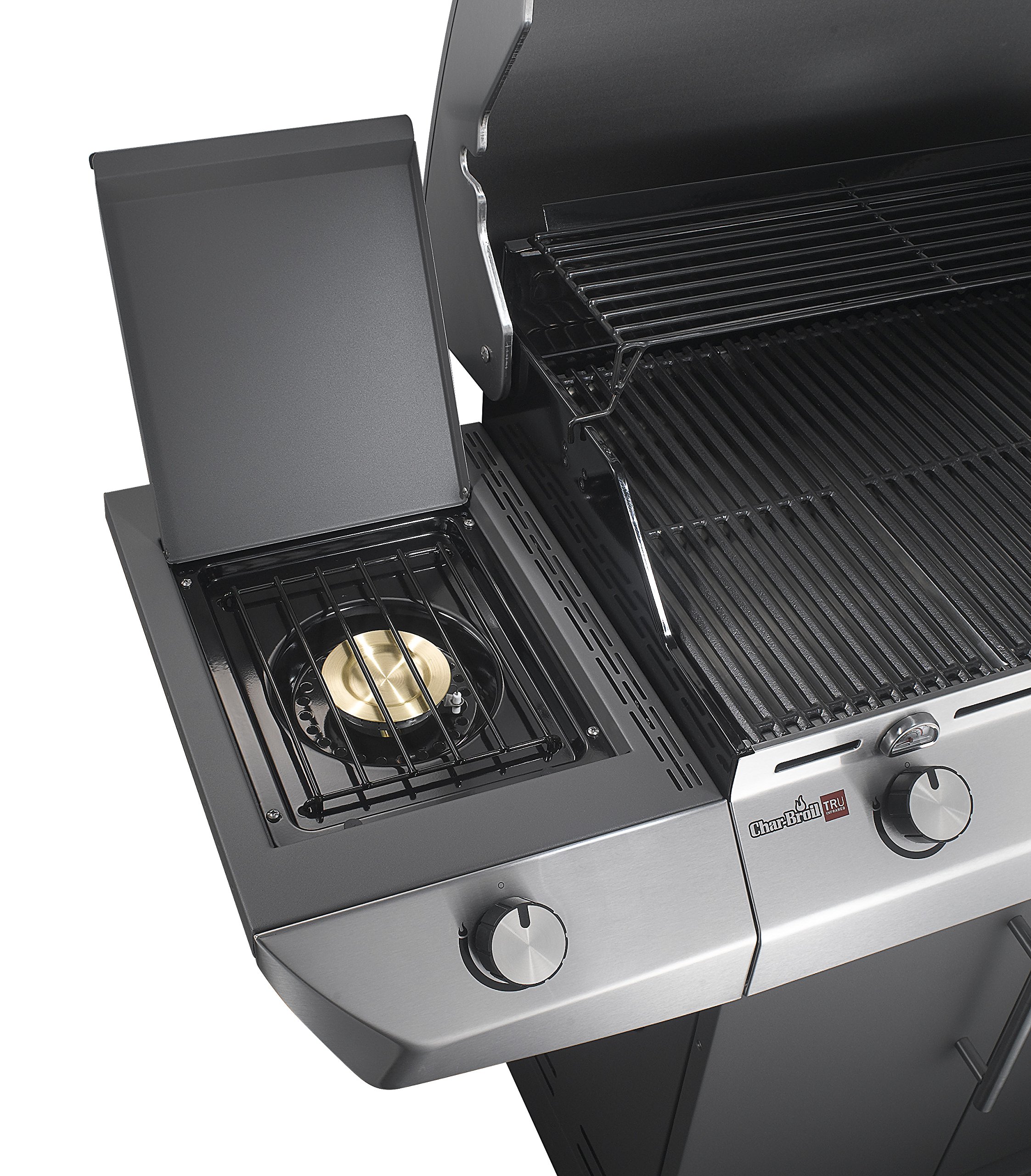 CharBroil Grill a Gas con 3 bruciatori, Performance t-36g5 di Acciaio Inox, 62,4 x 139 x 117,4 cm, Argento, 468100415