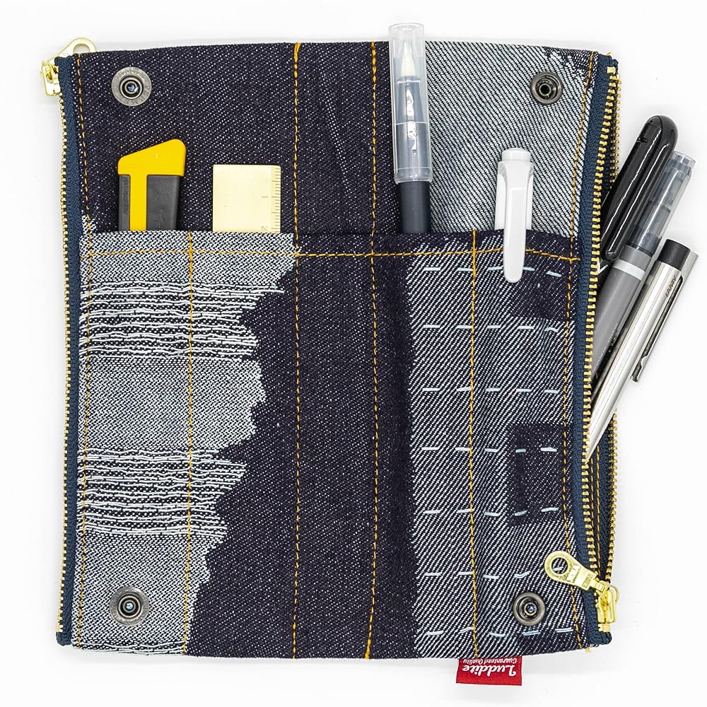 Amazon.com: Okayama LDD-BNPN-103 Denim Bendi Pen Case