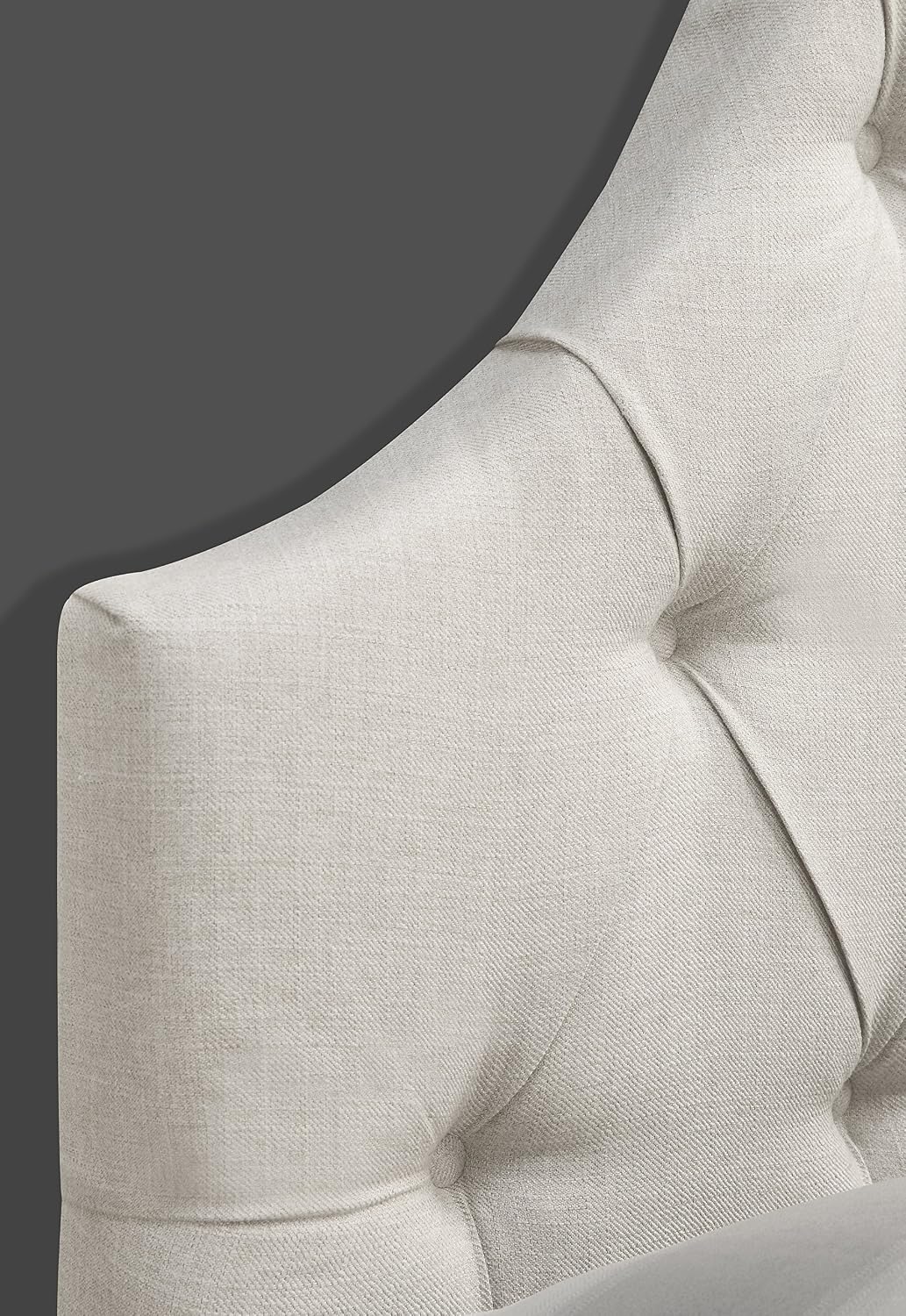 Pulaski Camel Back Upholstered Headboard