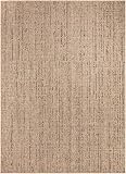 TT Home Tapis Jardin Exterieur Terrasse Cambre Cuisine Balcon Bohème Unis Moucheté, Couleur:Beige, Dimension:160x220 cm - 1