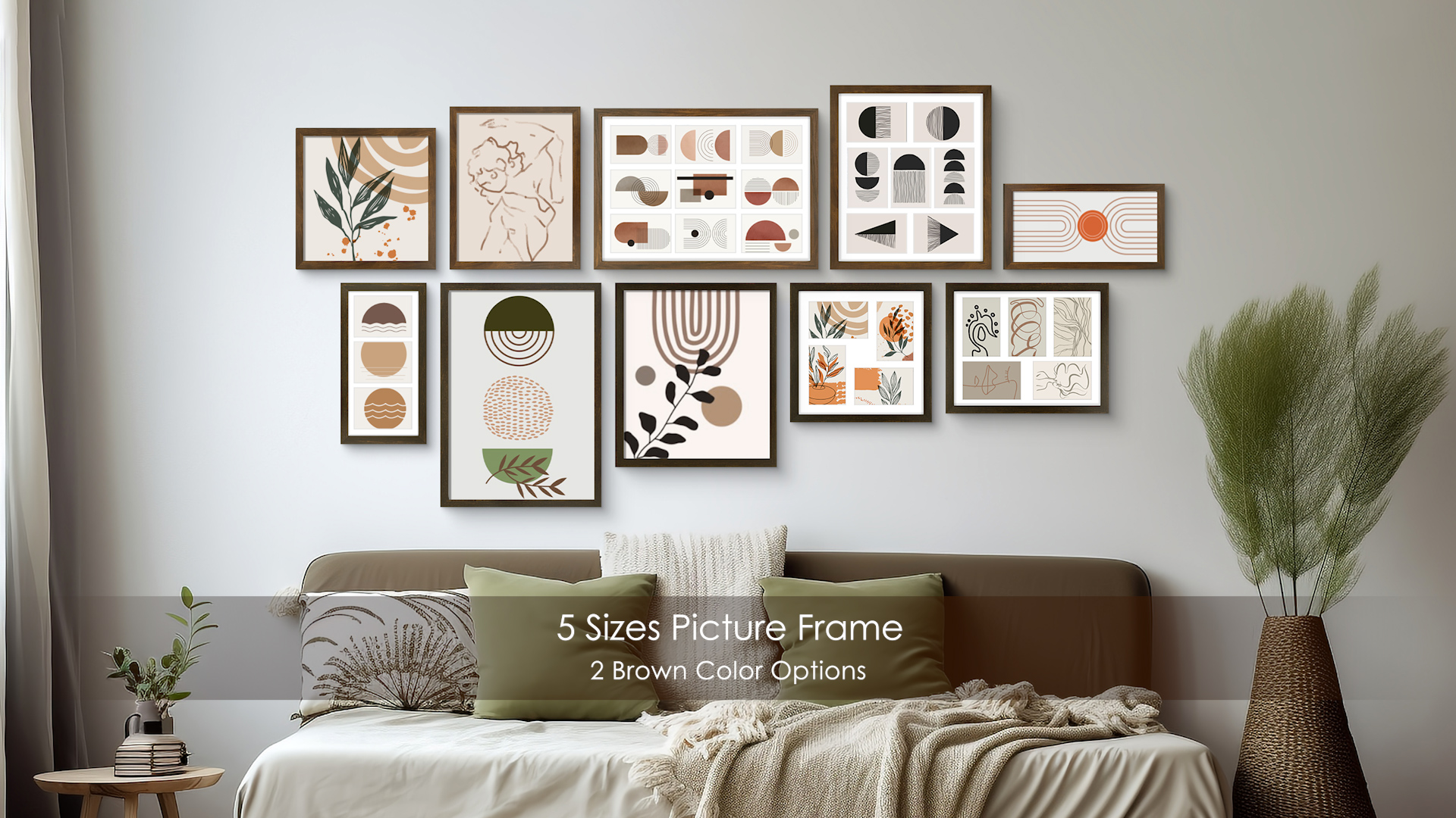 Amazon.com - Golden State Art, 4x6 Multi Picture Frame, Dark Brown