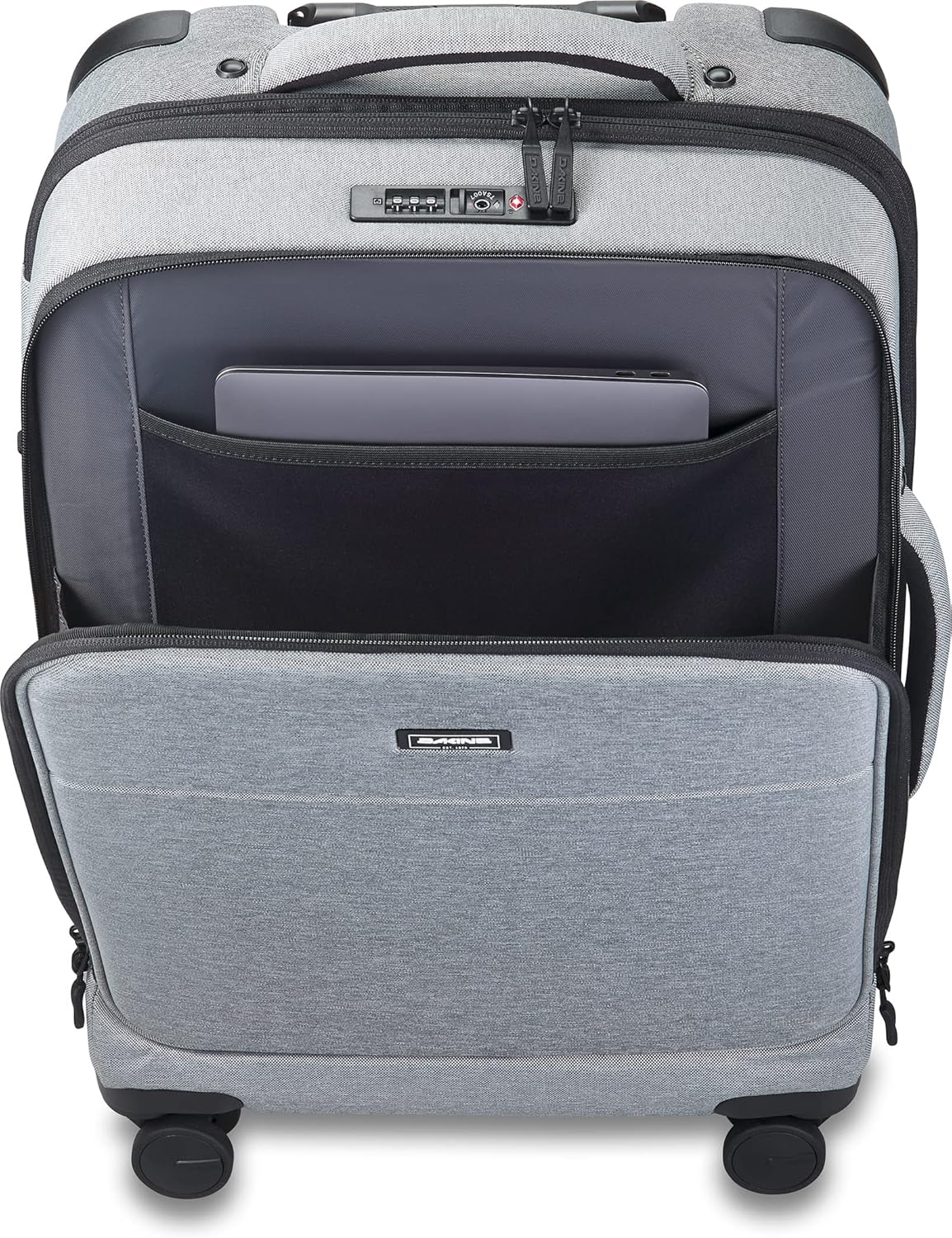 review Dakine VERGE Carry ON Spinner 42L+, Geyser Grey