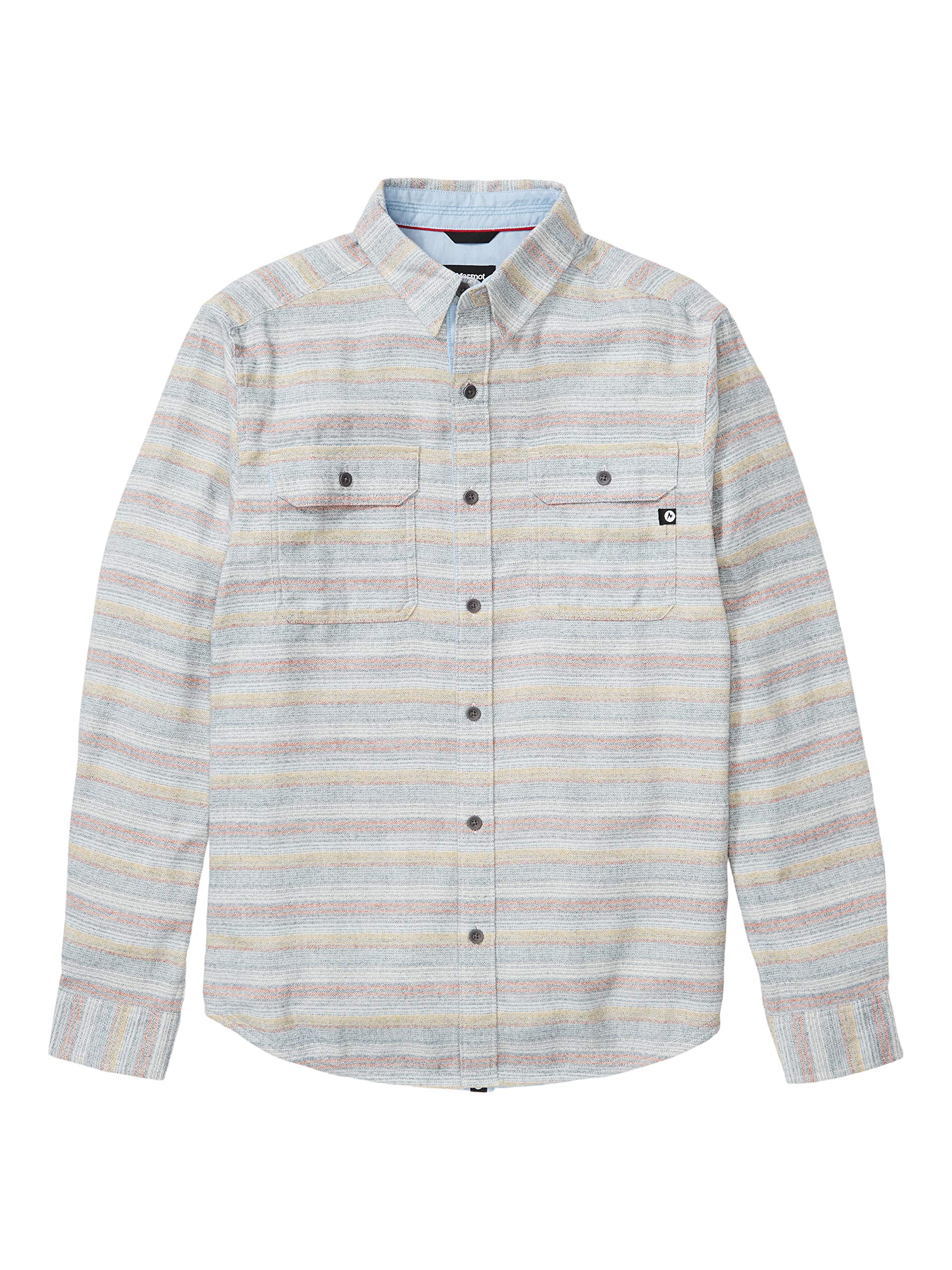 Marmot Jasper Midweight Flannel Long Sleeve Camisa para Exteriores de Manga Larga, Camisa de Senderismo, con protección UV, Transpirable Hombre
