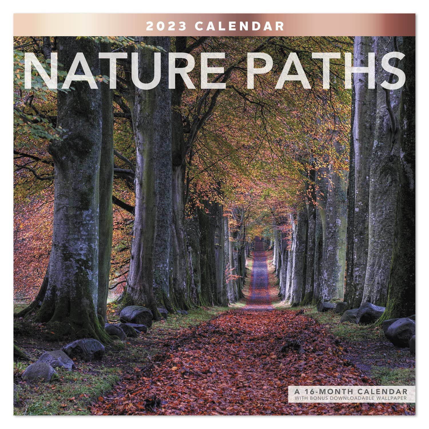 Photo 1 of 2023 Nature Paths Monthly Wall Calendar, 16 Months, 12" x 12"