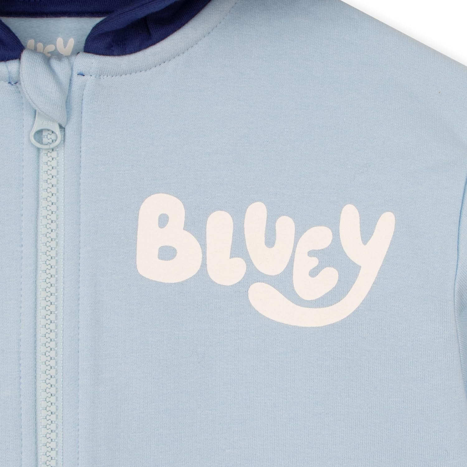 Bluey Hoodie With 3D Ears | Zip Up Dress Up Costume Hoodie For Boys | Official Merch | Ages 2T To 8 | Official Merch - Image 7
