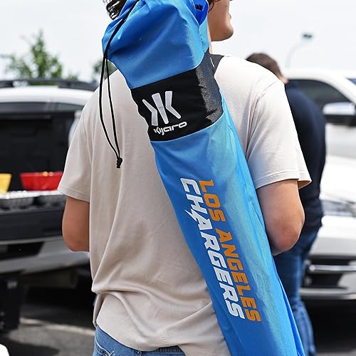 Vista 65 de Kijaro Dual Lock Pro NFL - Silla plegable para fanáticos deportivos, 26 pulgadas de largo x 35.5 pulgadas de ancho x 37 pulgadas de alto, New New