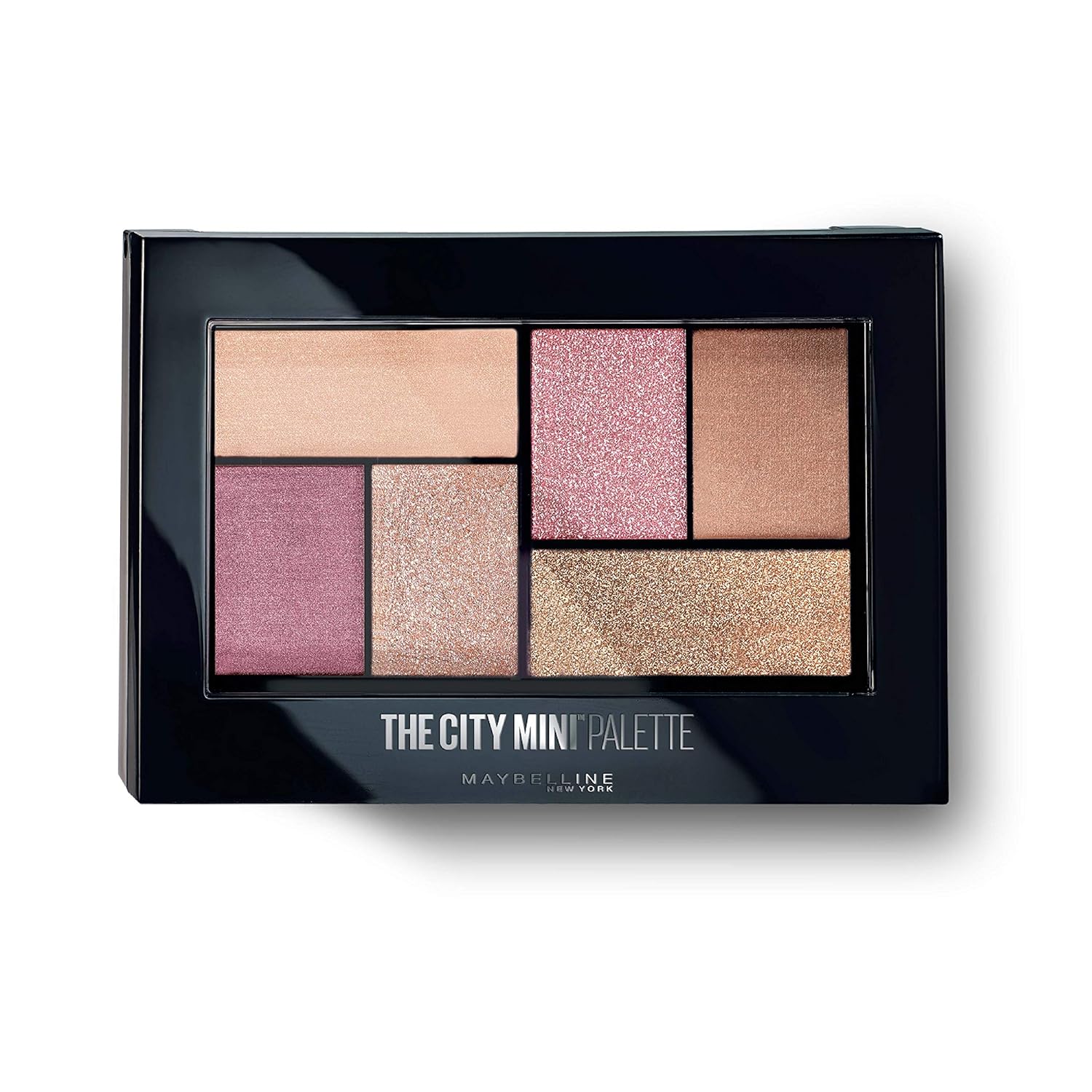 Maybelline New York Eyeshadow Palette, 6 Highly Blendable Shades, Sheer Finish, City Mini Palette, Westside Roses, 6.4g Maybelline New York Eyeshadow Palette, 6 Highly Blendable Shades, Sheer Finish, City Mini Palette, Westside Roses, 6.4g