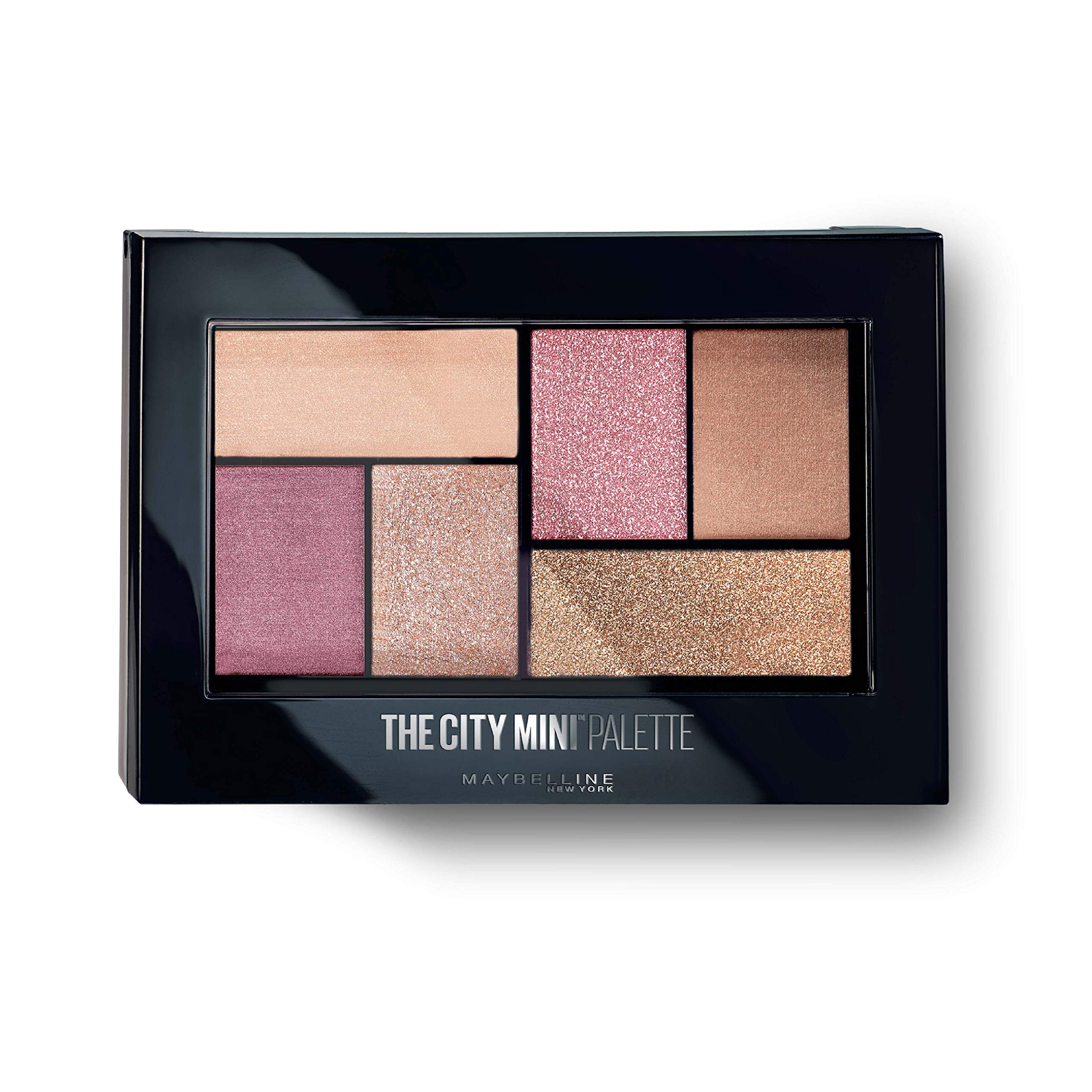 New York Eyeshadow Palette, 6 Highly Blendable Shades, Sheer Finish, City Mini Palette, Westside Roses, 6.4g