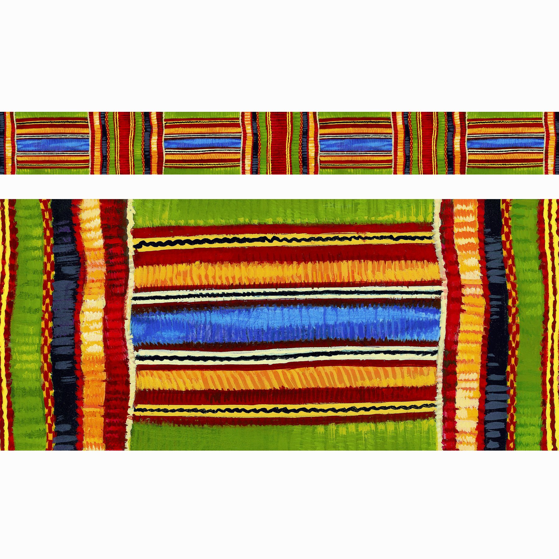 TREND enterprises, Inc. Kente Cloth Bolder Borders, 35.75'