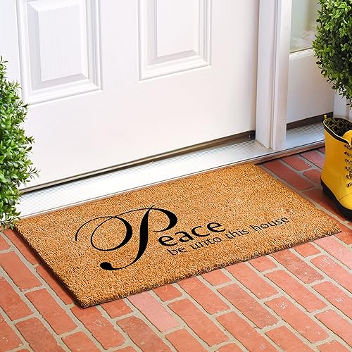 Miniatura 2 de Calloway Mills Peace Felpudo (naturalnegro, 24 x 36 x 0.60 pulgadas)