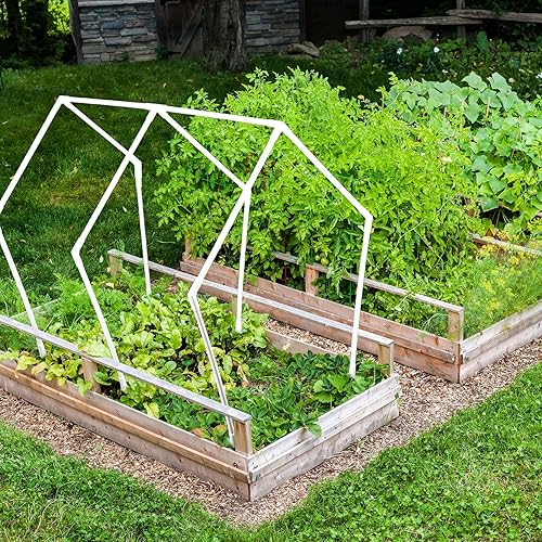 Miniatura 6 de Juego de proyectos de PVC de bricolaje de 102 piezas, material de polipropileno y PVC, para el hogar, invernadero, jardín, granja, taller