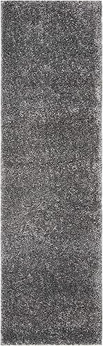 Miniatura 3 de Safavieh August Shag Collection AUG900A - Alfombra moderna o contemporánea de peluche, 10 pies x 14 pies, Polipropileno, gris