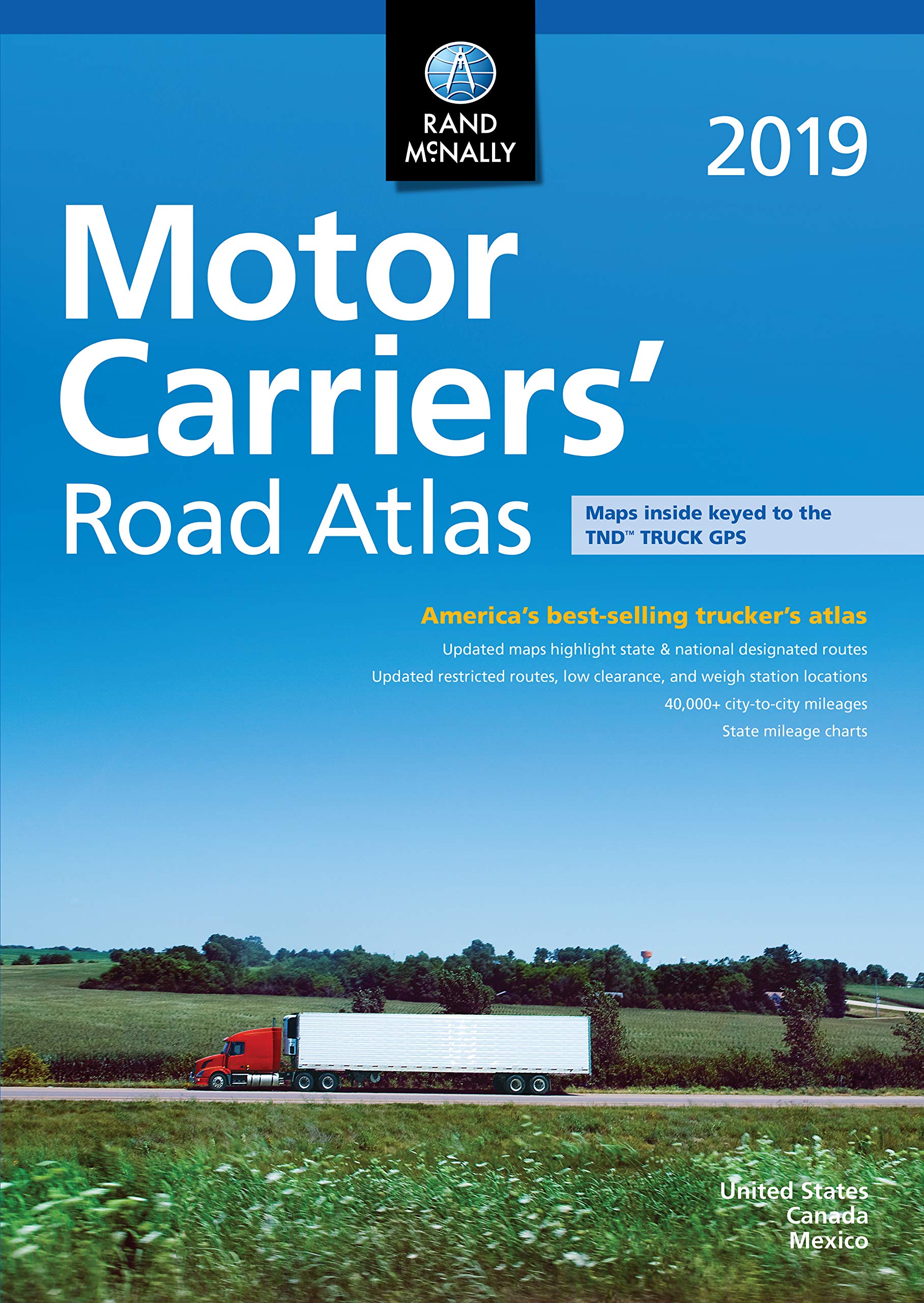 2019 Motor Carriers' Road Atlas: McRa (Rand Mcnally Motor Carriers' Road Atlas)