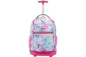 Travelers ClubTieDye Rolling Backpack: A Vibrant Companion for Every Journey