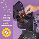 Mr. Coffee 3-in-1 Single-Serve Frappe, Iced, and Hot Coffee Maker and Blender | Coffee Machine with Reusable Filter, Scoop, Recipe Book & 2 Tumblers | Black