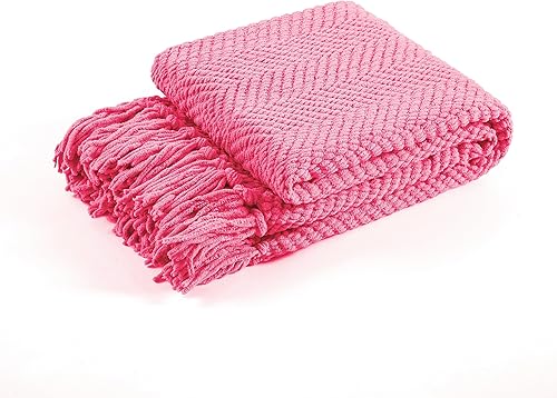 Miniatura 7 de Manta para sofá, funda de sofá suave de punto texturizado, manta de tweed con borlas de flecos para decoración del hogar, cama, sofá, silla, 60 x 80