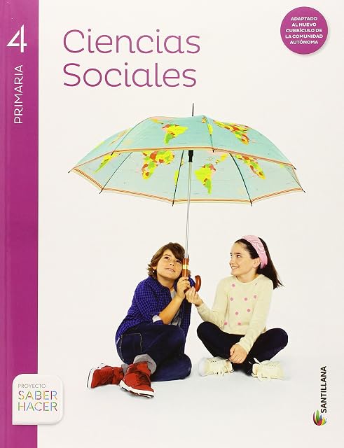Portada de Ciencias Sociales 4º Primaria + Atlas Castilla Leon Ed 2015