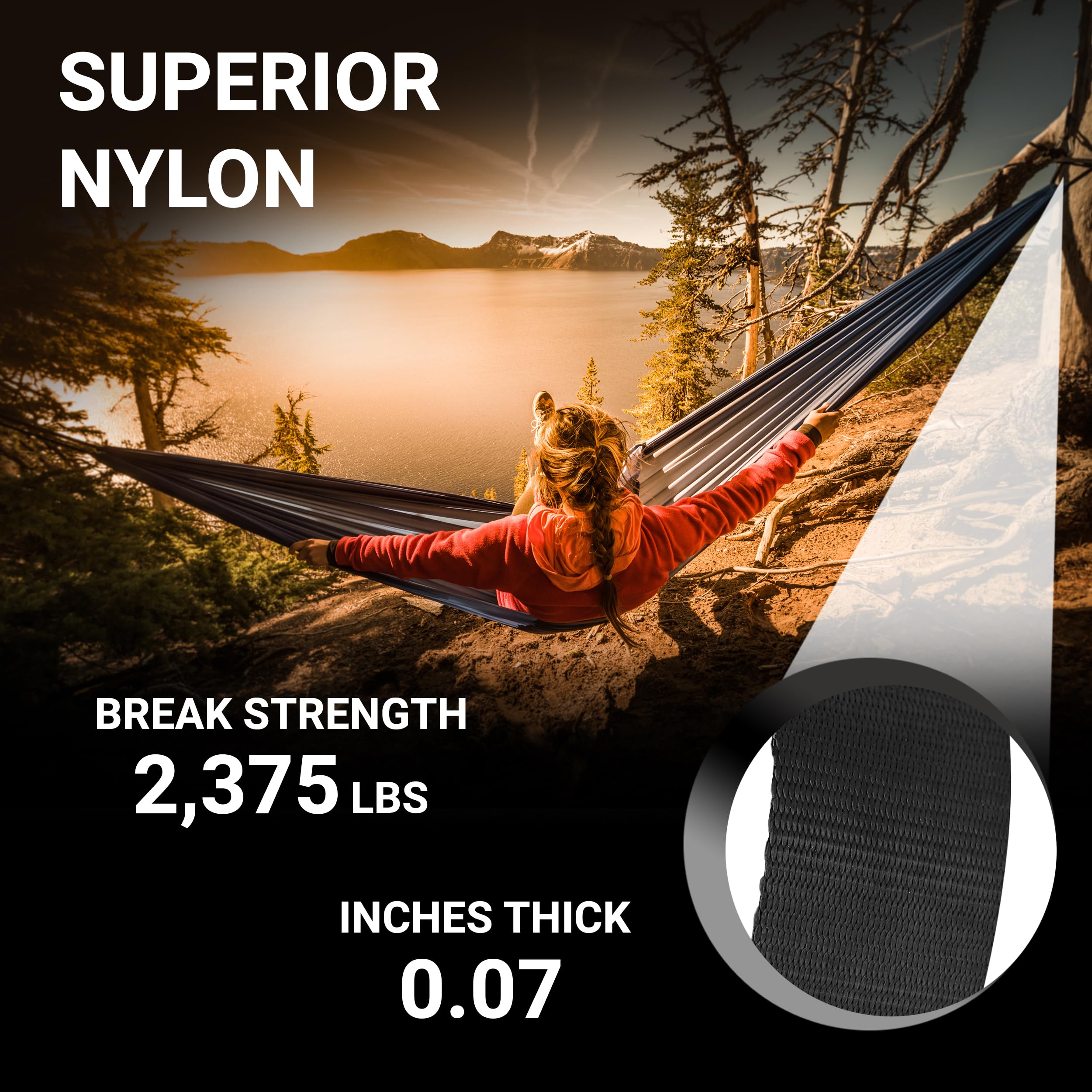 Strapworks Strapazierfähiges Nylon-Gurtband für Gürtel, Rucksack, Schlinge, Halsband, Leine, Umreifung und mehr, 10, 20 oder 45 m, über 20 Farben