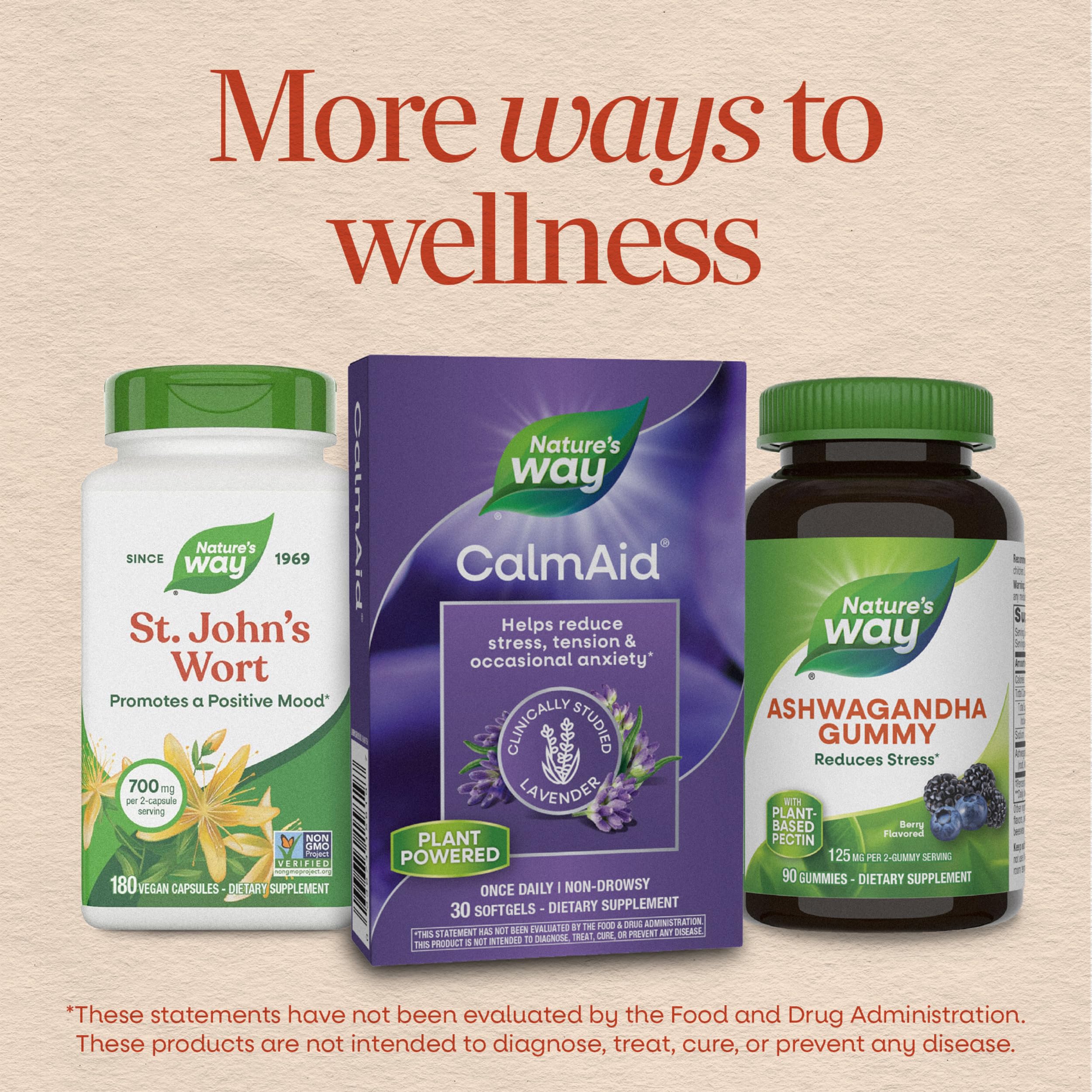 Nature's Way CalmAid Lavender Oil Supplement, Calm & Stress Support*, 30 ct — Amazon image 7
