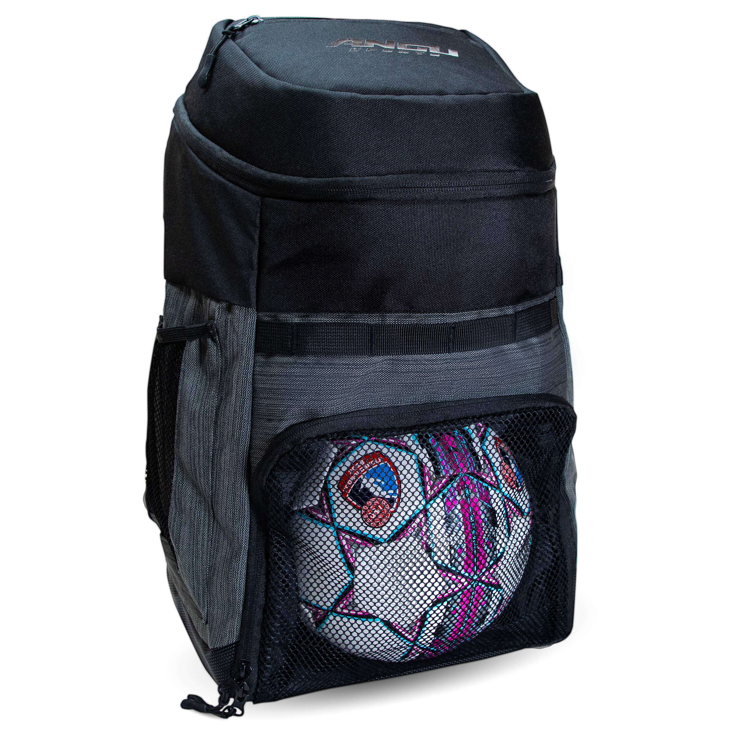 backpack with ball compartment