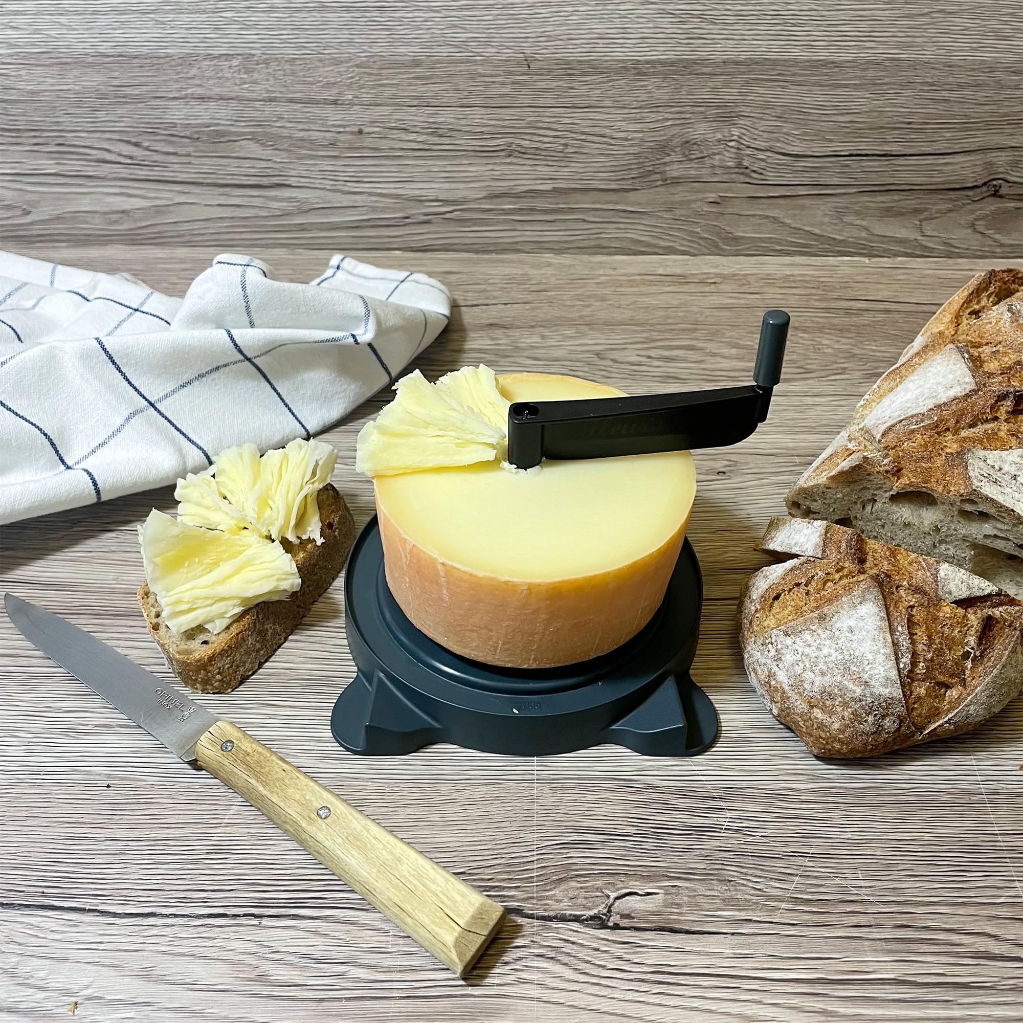 Fromage Tête de Moine + Appareil à racler | Fleurolle Box - 400g - Suisse