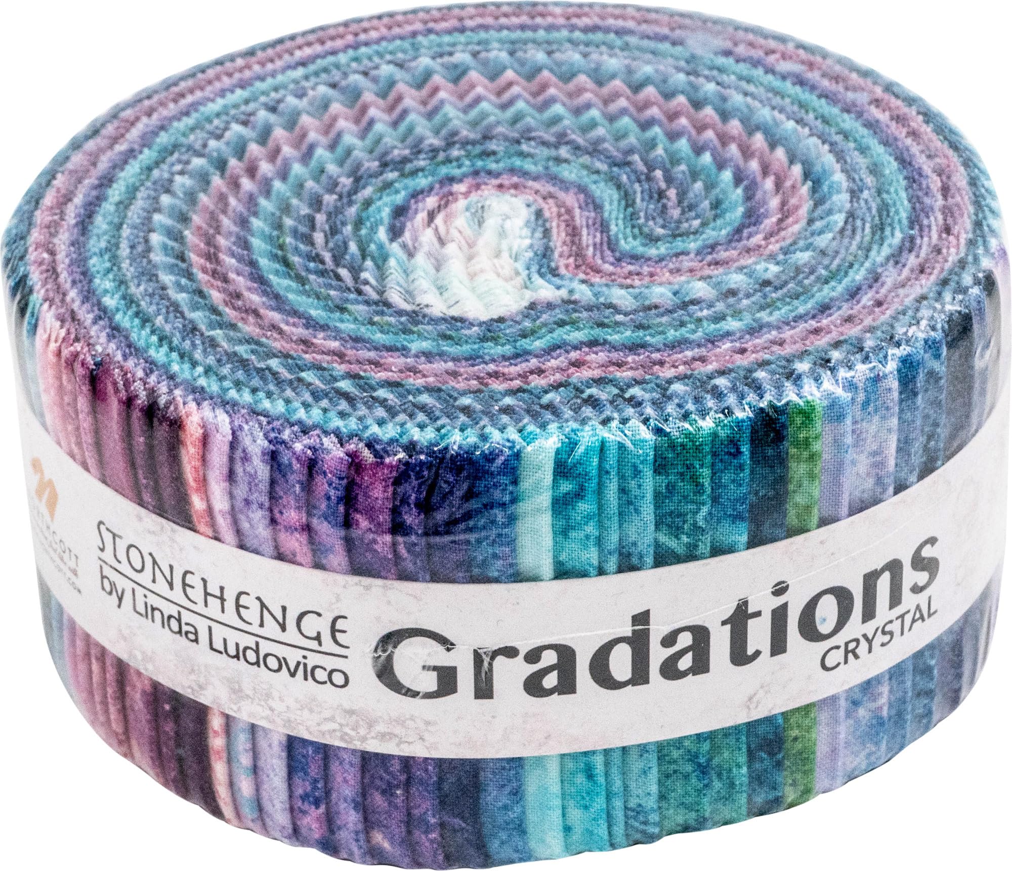 Linda Ludovico Stonehenge Gradations II Crystal Strips 40 2.5-inch Strips Jelly Roll Northcott, SGRAD40-470