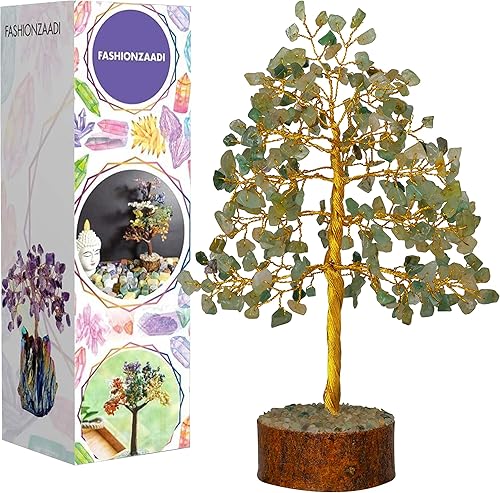 Miniatura 9 de Árbol del dinero FASHIONZAADI con piedras preciosas, bonsai hecho a mano para el equilibrio de los chakras, sanación o reiki, árbol espiritual para