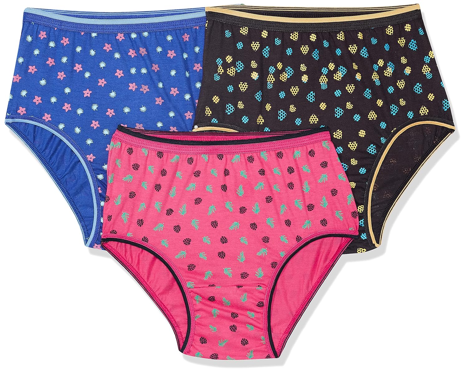 Buy Rupa Jon Girl's Quilted Panty (Pack of 3) (All Over Print IE