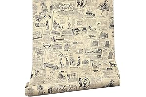 Yifely Vintage Newspaper Wrapping Paper