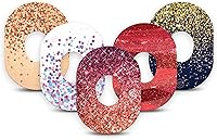 Vista 40 de ExpressionMed - Parche adhesivo para Dexcom G7 y Stelo (paquete de 5) - Fabricado en EE. UU., impermeable, respaldo dividido, cinta CGM