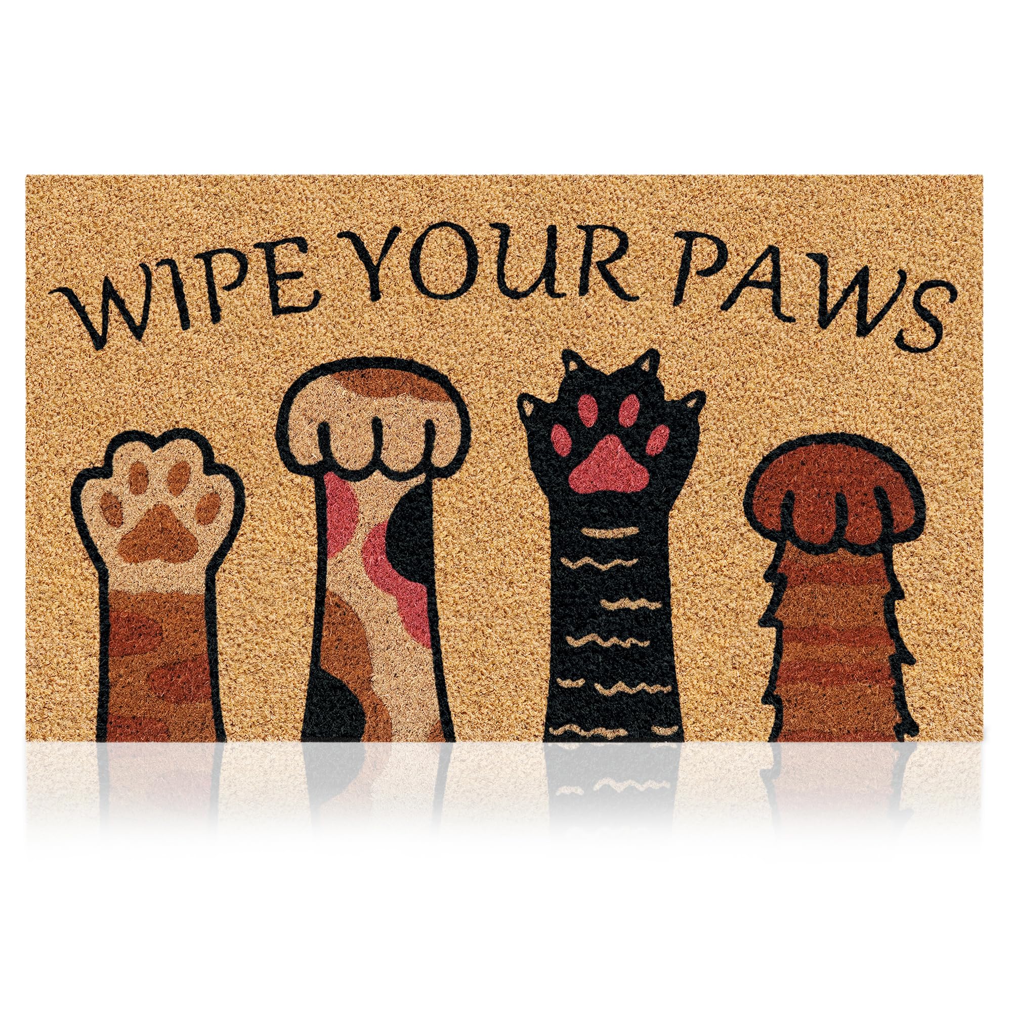 AMARU Wipe Your Paws Coir Doormat
