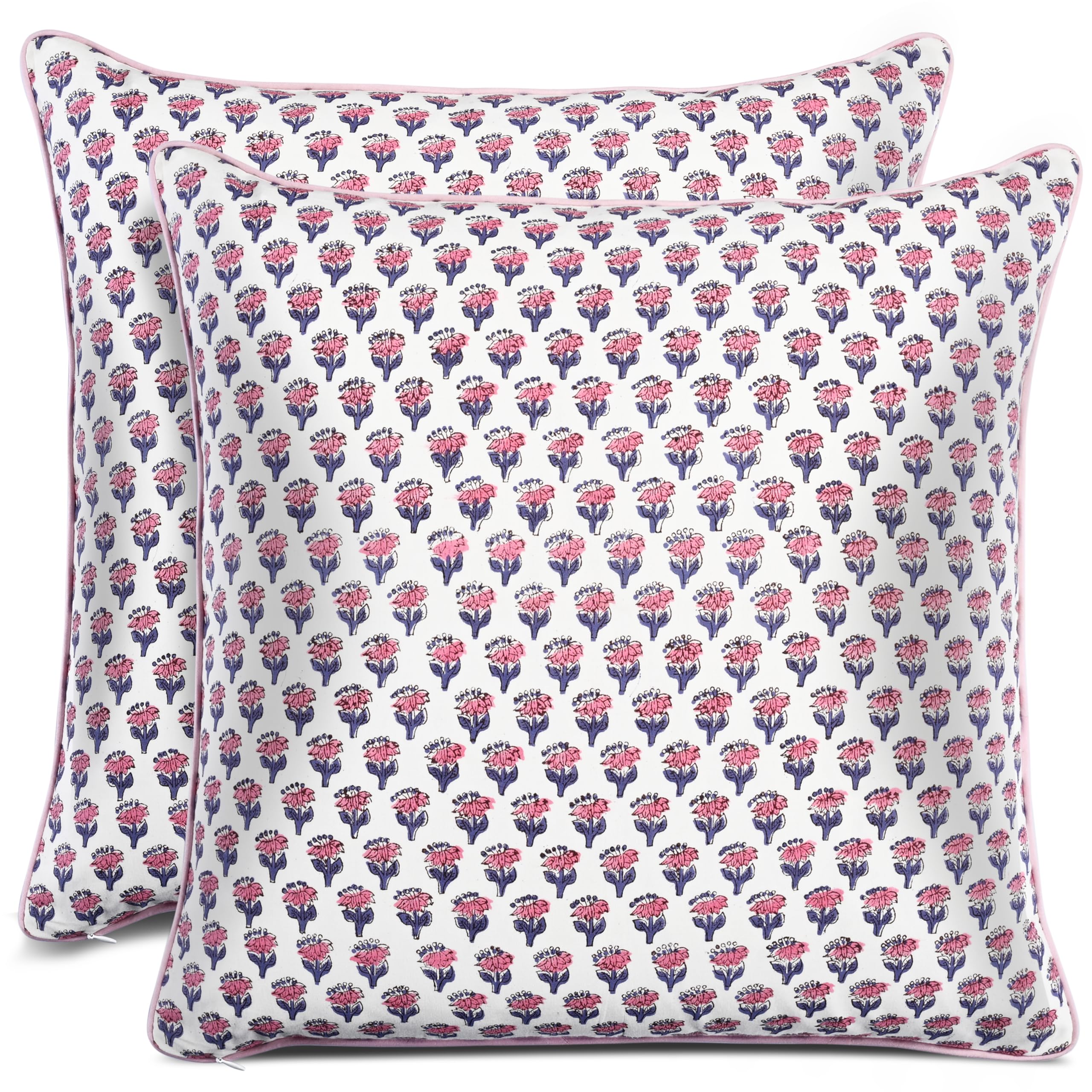 Housses de coussin de style bohème pour salon élégant saphir