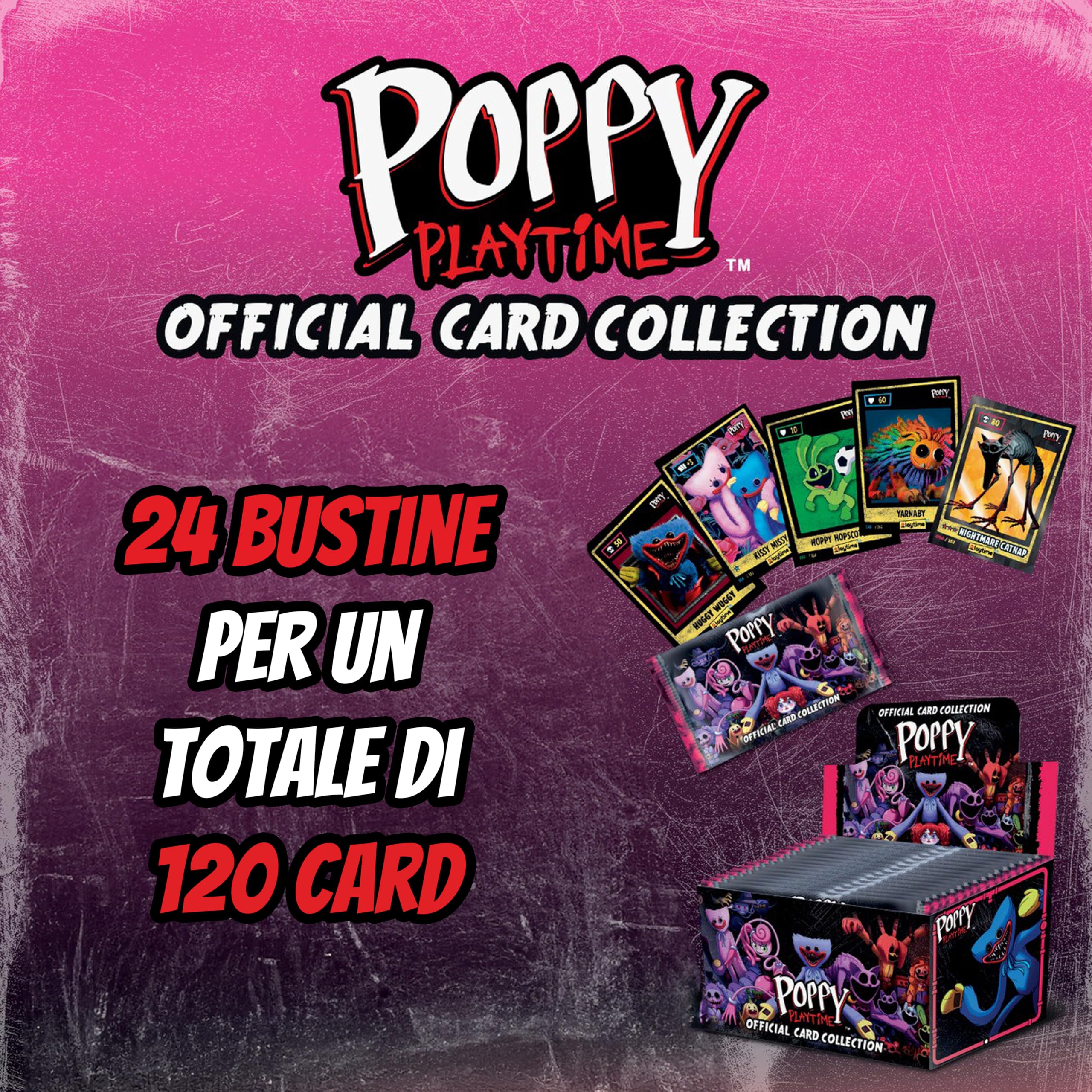 POPY PLAYTIME 24 oficjalne torebki Diramix, każda saszetka zawiera 5 kart kolekcjonerskich
