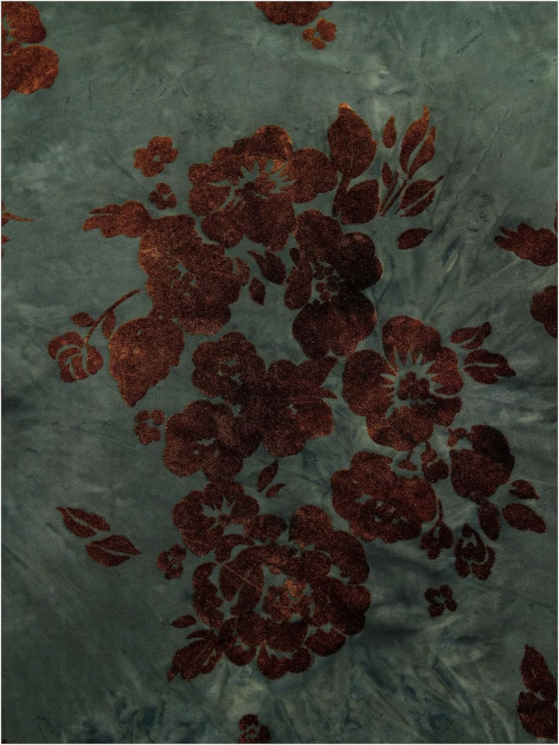 MakeMeChic Women's Plus Size Floral Maxi Skirt High Waist Ruched Fishtail Bodycon Skirts