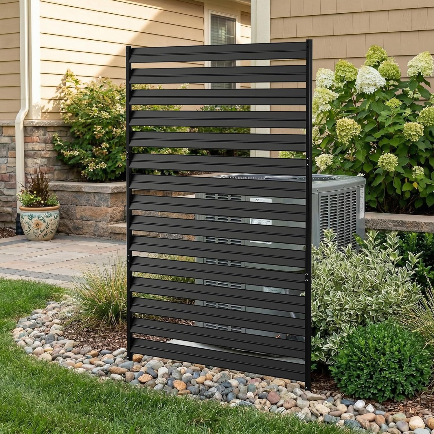 5 ft. H x 3.2 ft. W Metal Privacy Screen(Set of 2)