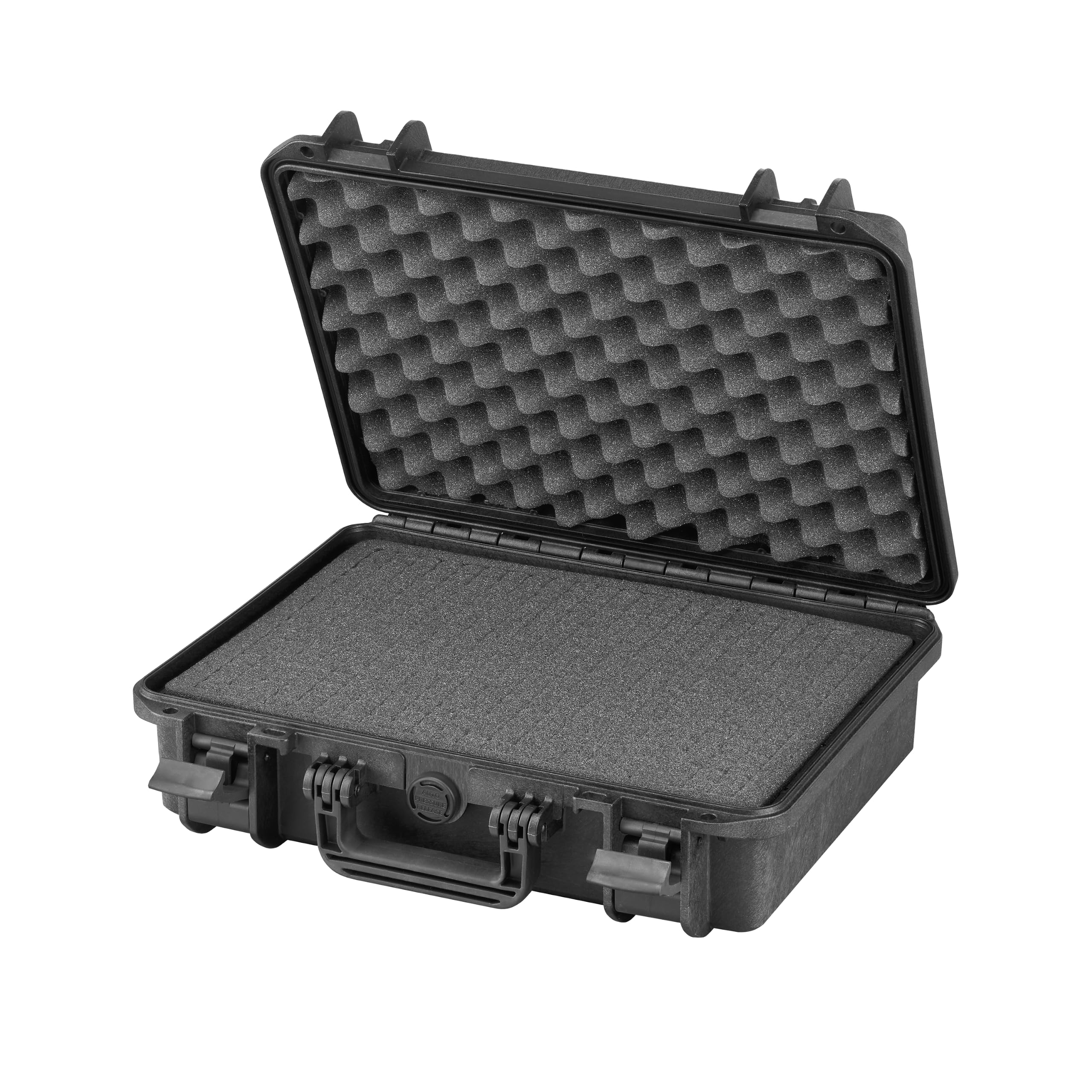 MAX Cases - MAX380H115S, Maleta hermética con espuma pre-cortada a cubetas, dimensiones internas 380 x 270 x 115 mm