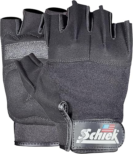 Schiek Guantes de levantamiento de entrenamiento clásicos modelo 710 - Comodidad durante todo el día para entrenamiento de fitness - Agarre