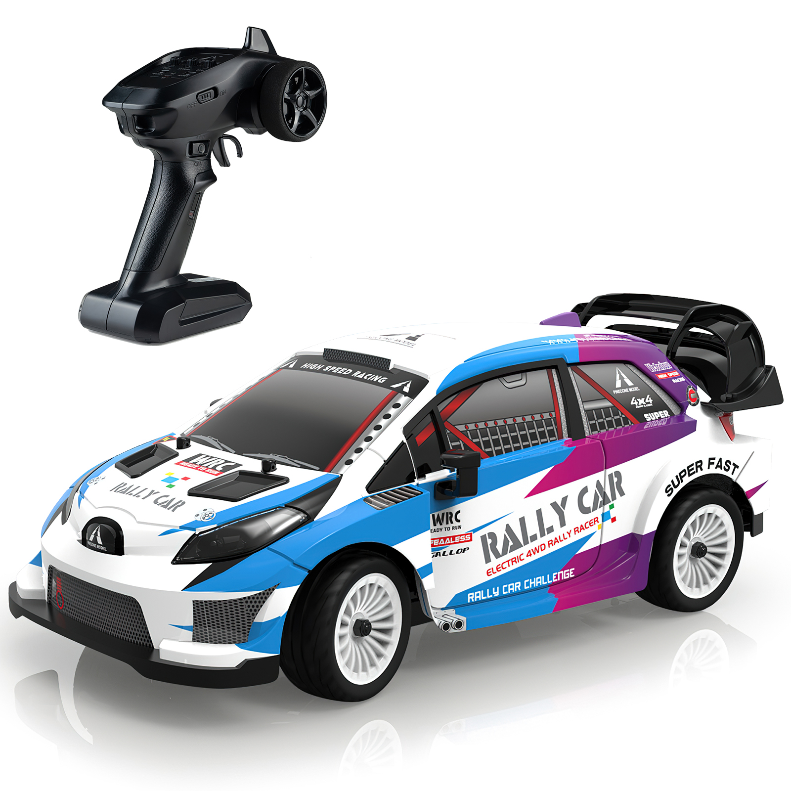 HPI Racing オフロードRCカー　サンワ　プロポ　付属品多数 1/76 C81 Black Off-road Car［ 1/76スケール C81ブラック オフ