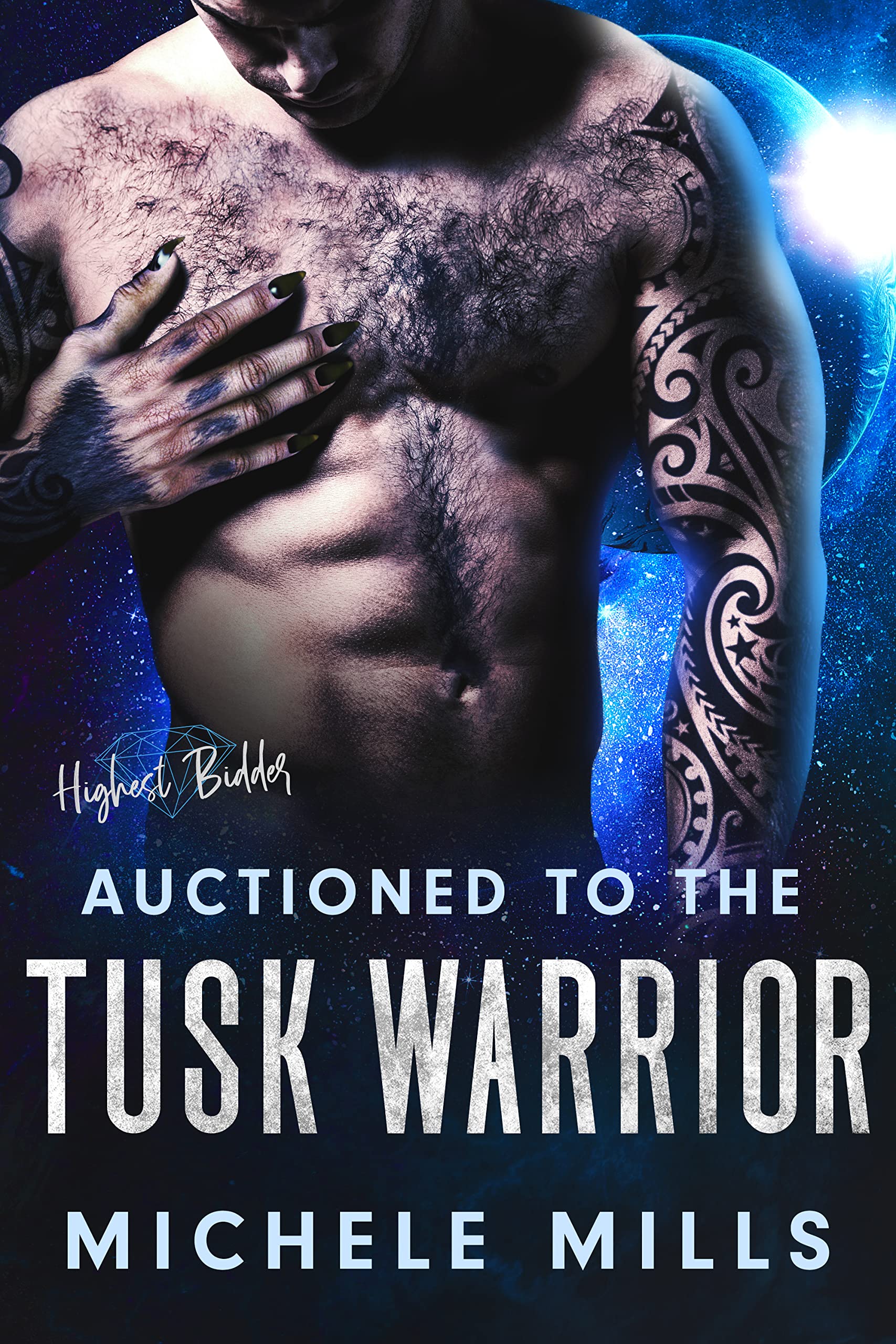 Cover of Auctioned to the Tusk Warrior