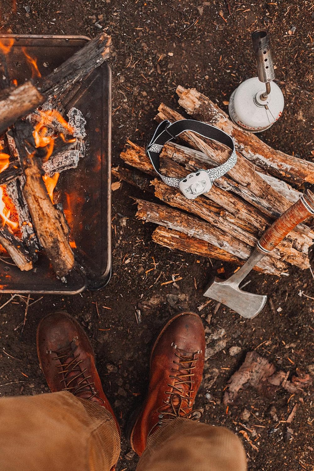 Third Eye Headlamps - Powerful and Stylish Camping LED Headlamp Flashlight - 168 Lumens, Red and White Light, Adjustable Tilt, Multiple Brightness Modes - Lightweight, Durable (Lines)