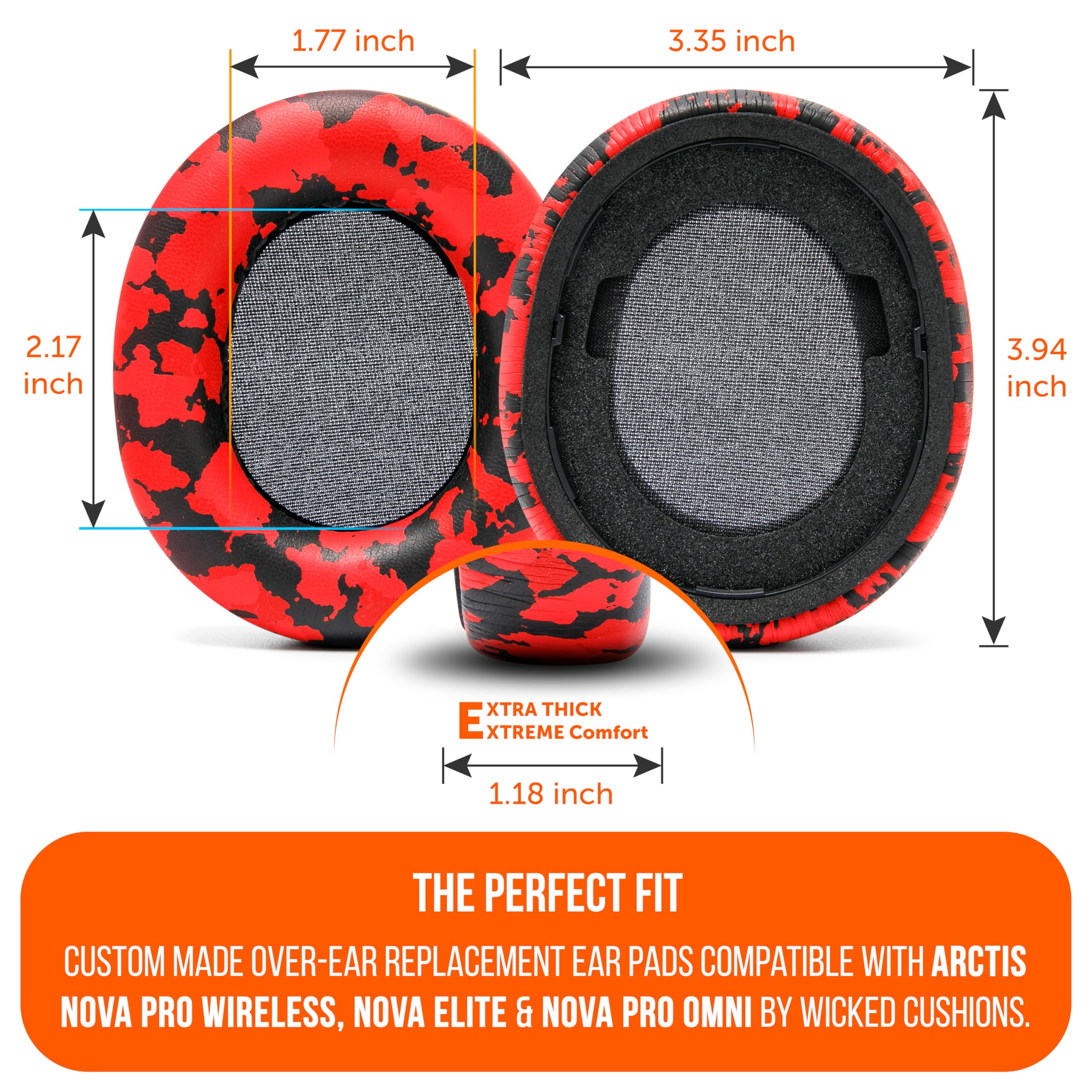 Amazon | WC PadZ Nova Pro Wireless - 交換用イヤーパッド Arctis