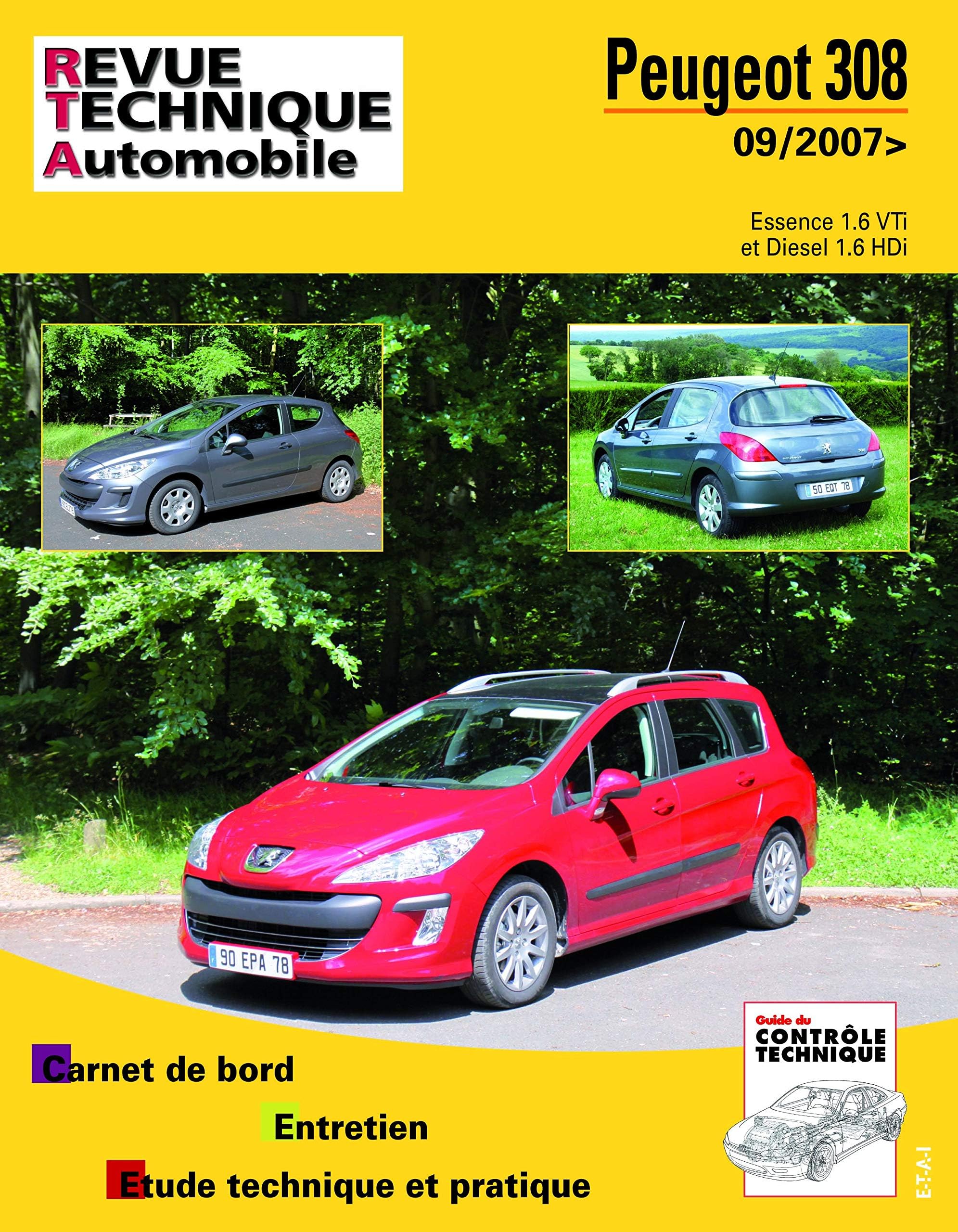 Peugeot 308 - 09-2007 > 04-2011 Paperback – 27 Jan. 2010