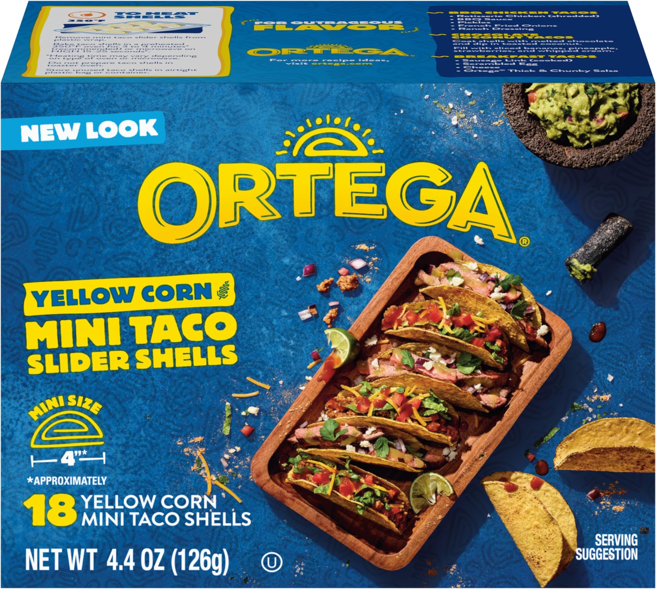 Mini Taco Slider Shells 126g