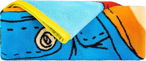 Miniatura 10 de Franco WB Blue Beetle Movie - Manta súper suave de micro raschel para niños, 46 x 60 pulgadas, (producto oficial con licencia)